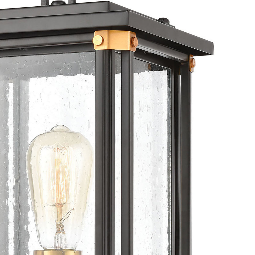Elk Lighting 46724/1  Vincentown Outdoor Matte Black