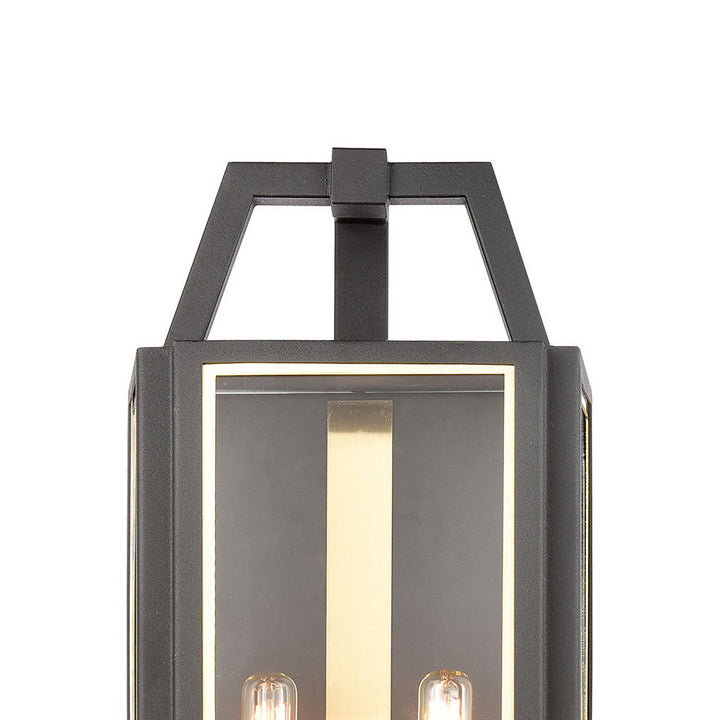 Elk Lighting 46741/2 Modern Portico Outdoor Charcoal
