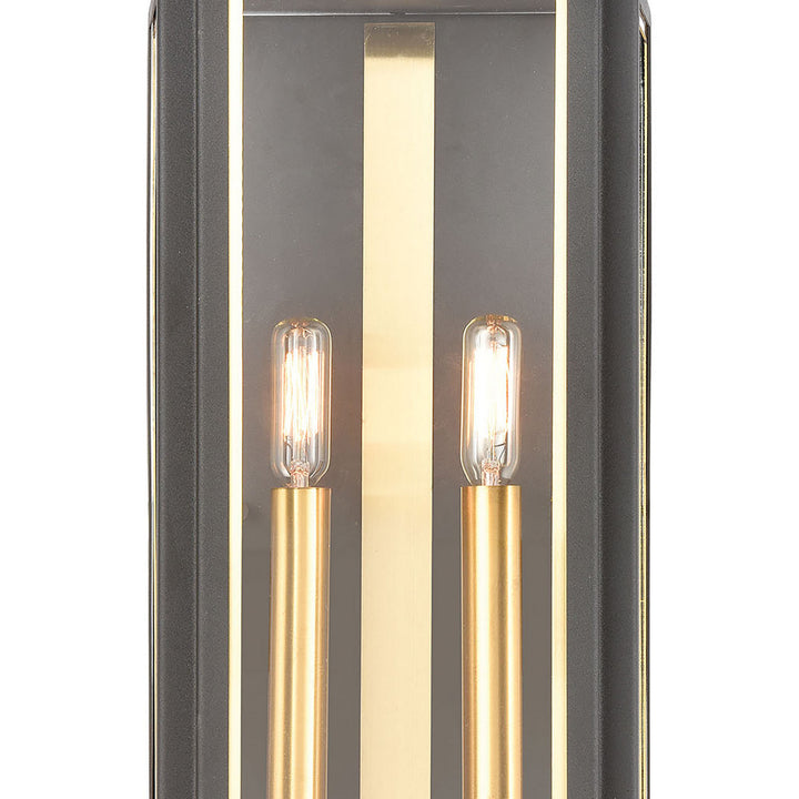 Elk Lighting 46741/2 Modern Portico Outdoor Charcoal