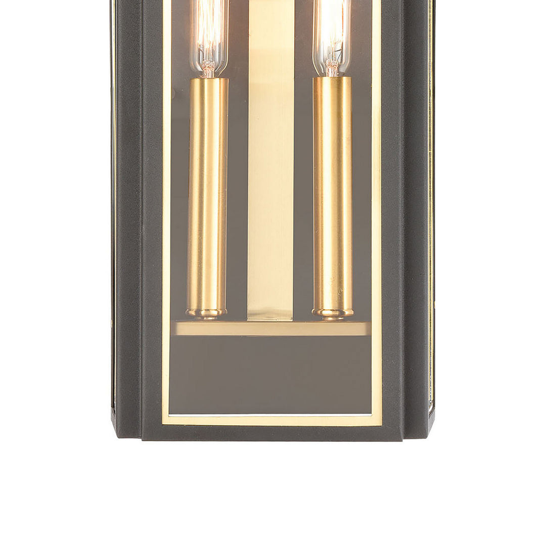 Elk Lighting 46741/2 Modern Portico Outdoor Charcoal