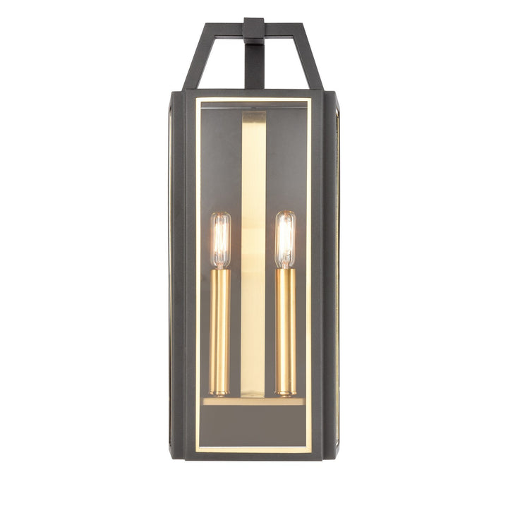 Elk Lighting 46741/2 Modern Portico Outdoor Charcoal