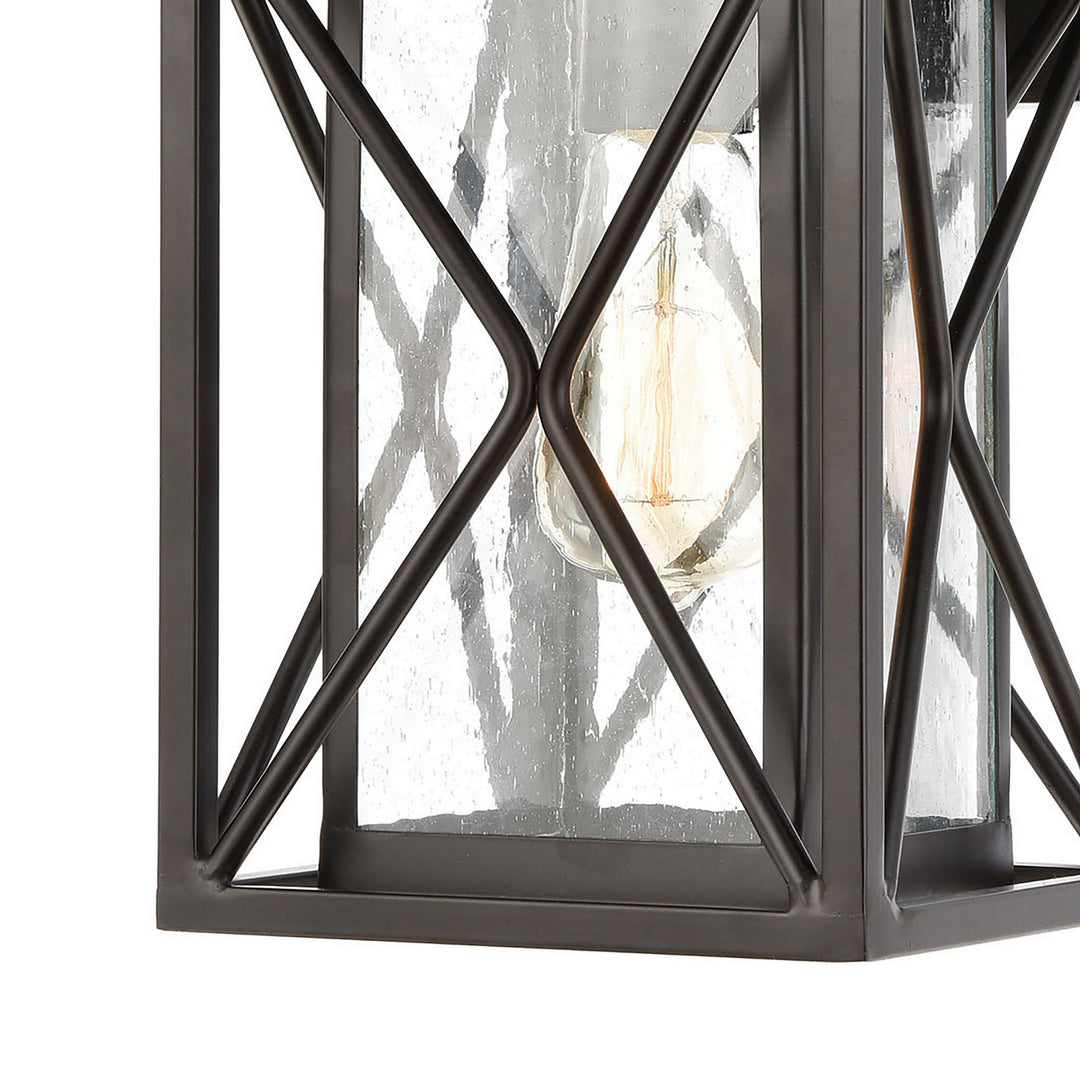 Elk Lighting 46750/1  Carriage Light Outdoor Matte Black