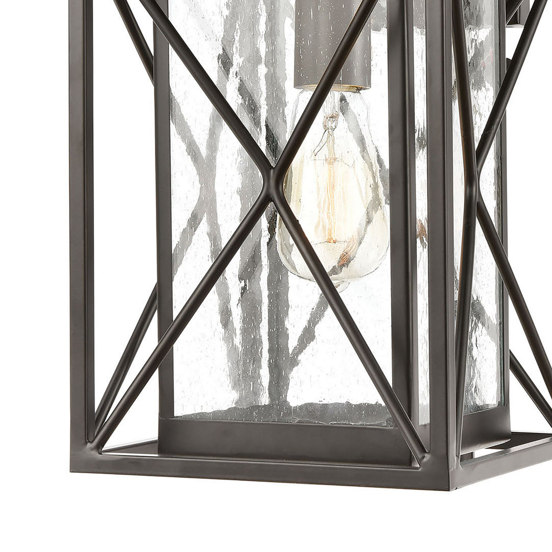 Elk Lighting 46751/1  Carriage Light Outdoor Matte Black