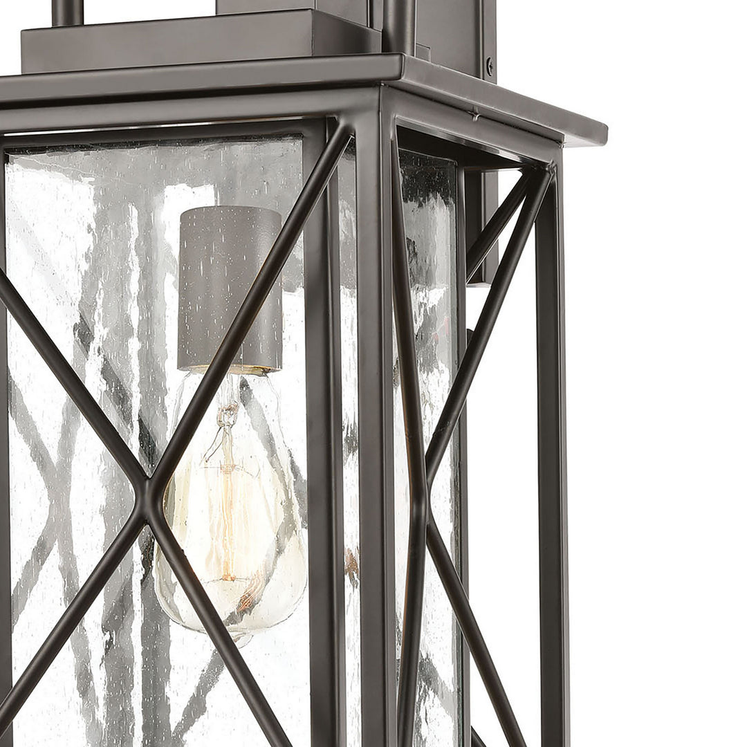Elk Lighting 46751/1  Carriage Light Outdoor Matte Black