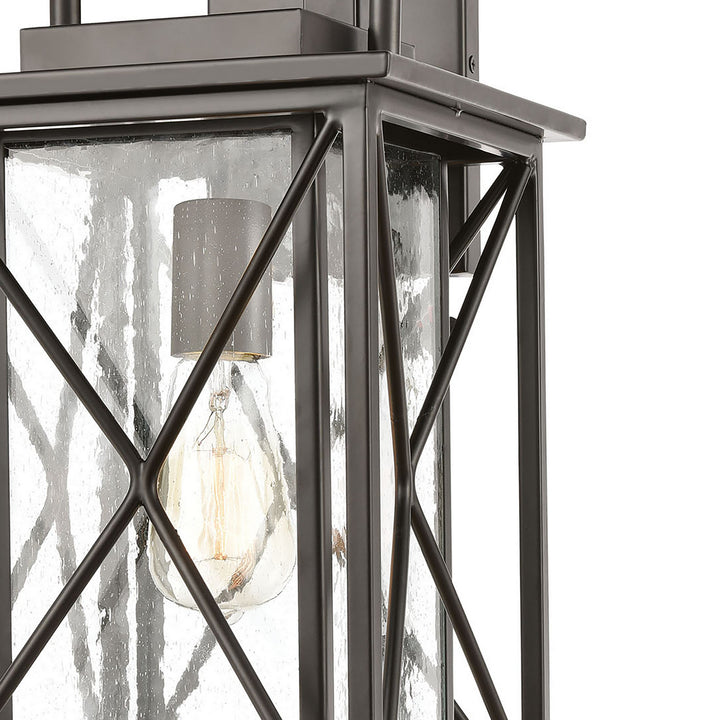 Elk Lighting 46751/1  Carriage Light Outdoor Matte Black