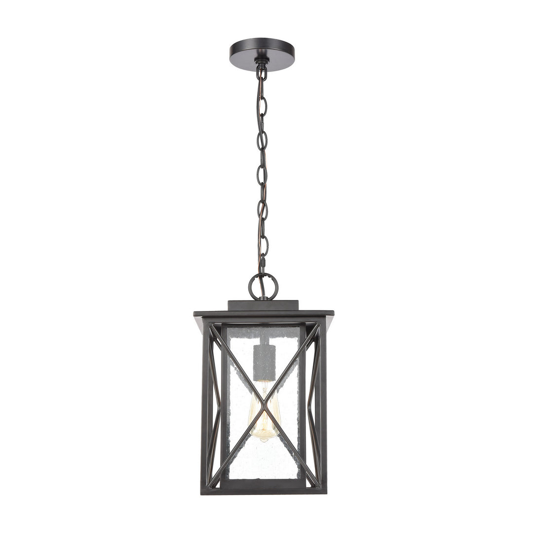 Elk Lighting 46753/1  Carriage Light Outdoor Matte Black