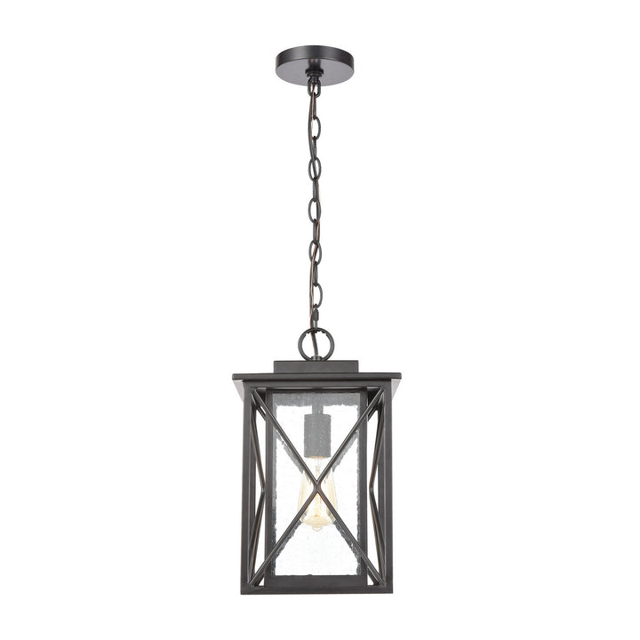 Elk Lighting 46753/1  Carriage Light Outdoor Matte Black