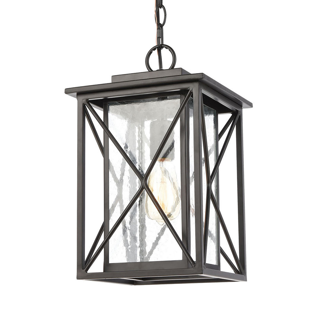 Elk Lighting 46753/1  Carriage Light Outdoor Matte Black