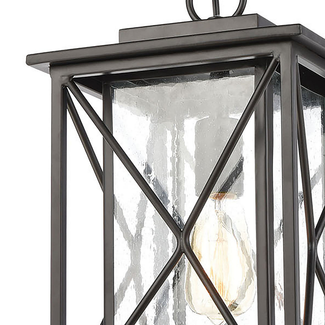 Elk Lighting 46753/1  Carriage Light Outdoor Matte Black