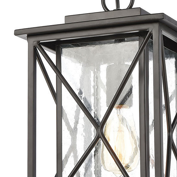 Elk Lighting 46753/1  Carriage Light Outdoor Matte Black