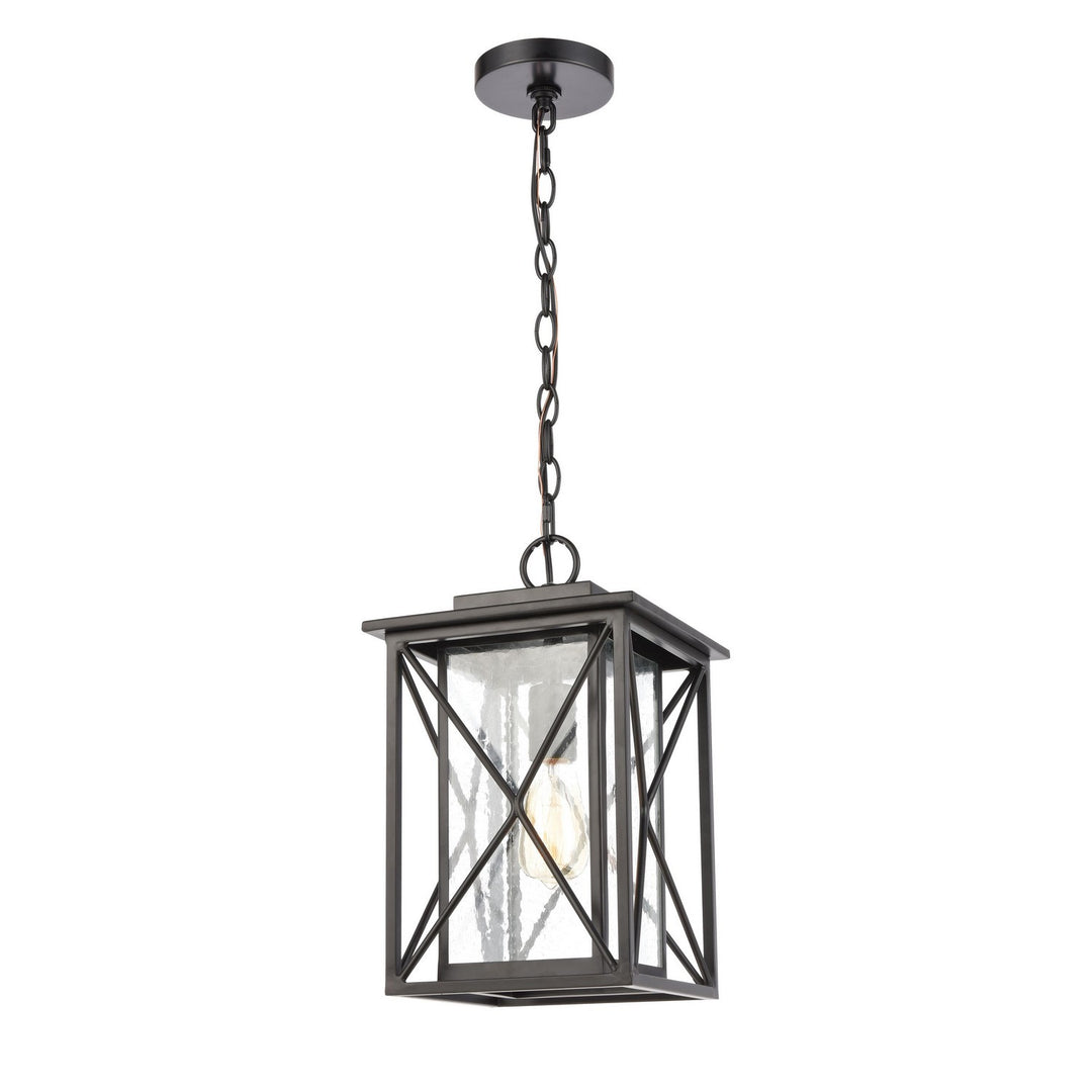 Elk Lighting 46753/1  Carriage Light Outdoor Matte Black