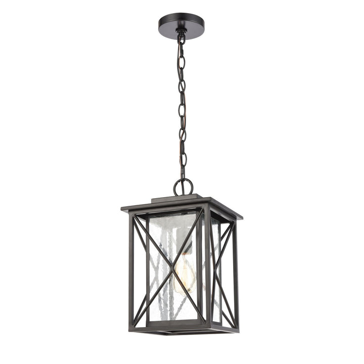 Elk Lighting 46753/1  Carriage Light Outdoor Matte Black