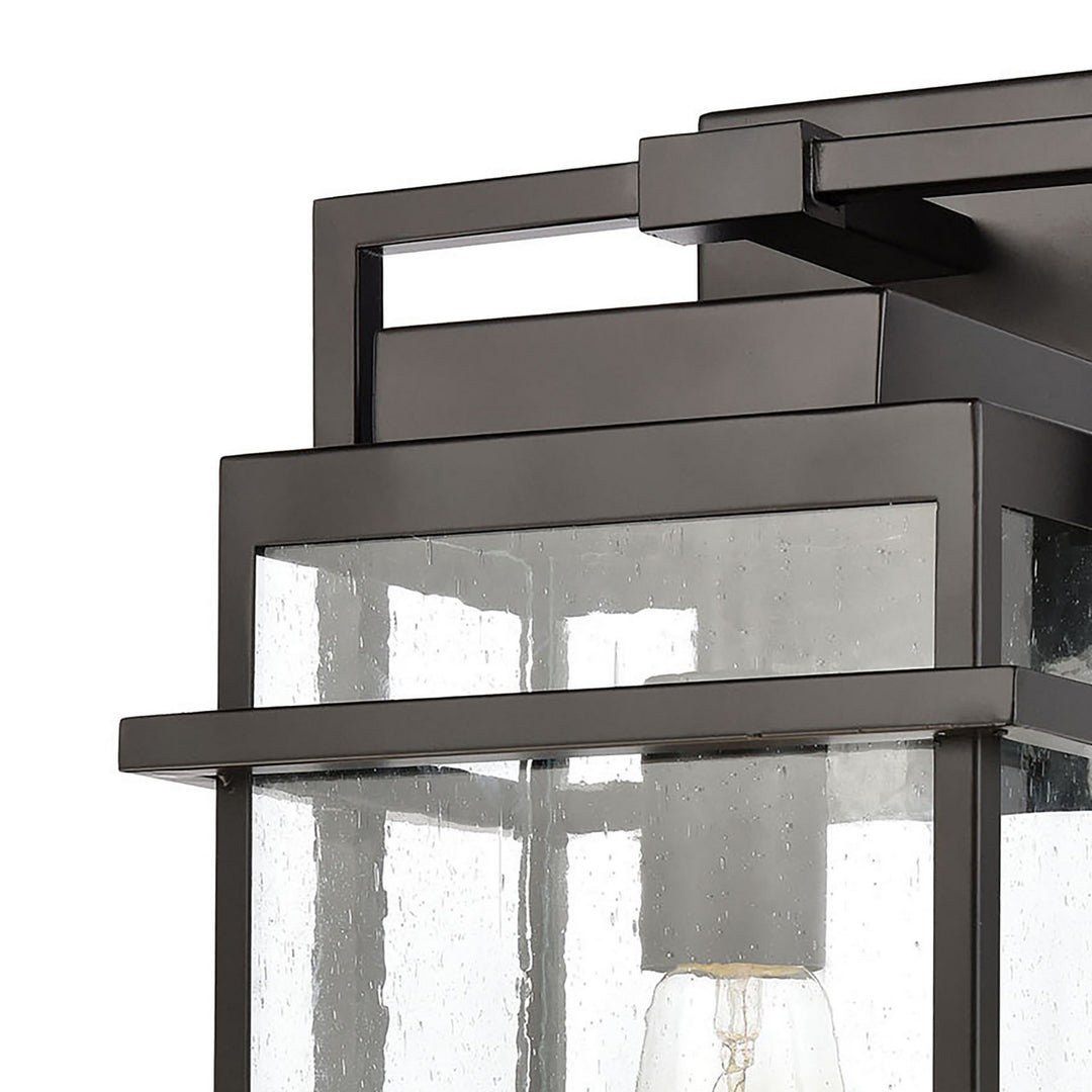 Elk Lighting 46761/1  Breckenridge Outdoor Matte Black