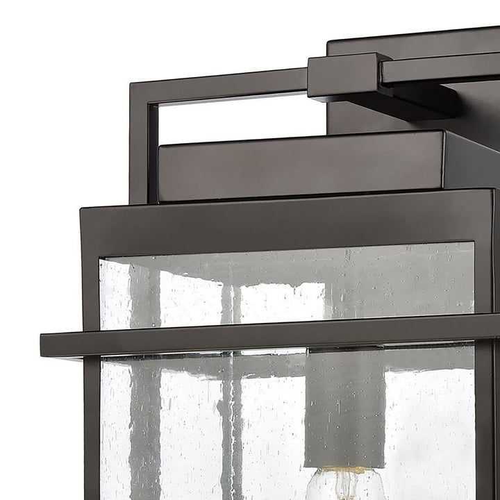 Elk Lighting 46762/1  Breckenridge Outdoor Matte Black