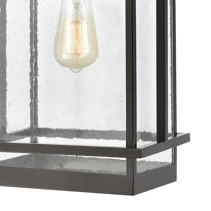 Elk Lighting 46762/1  Breckenridge Outdoor Matte Black