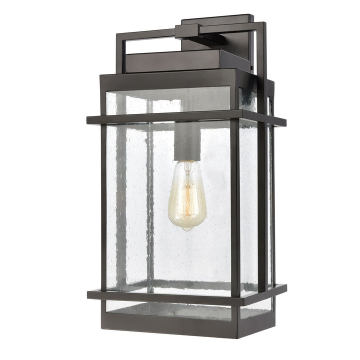 Elk Lighting 46762/1  Breckenridge Outdoor Matte Black