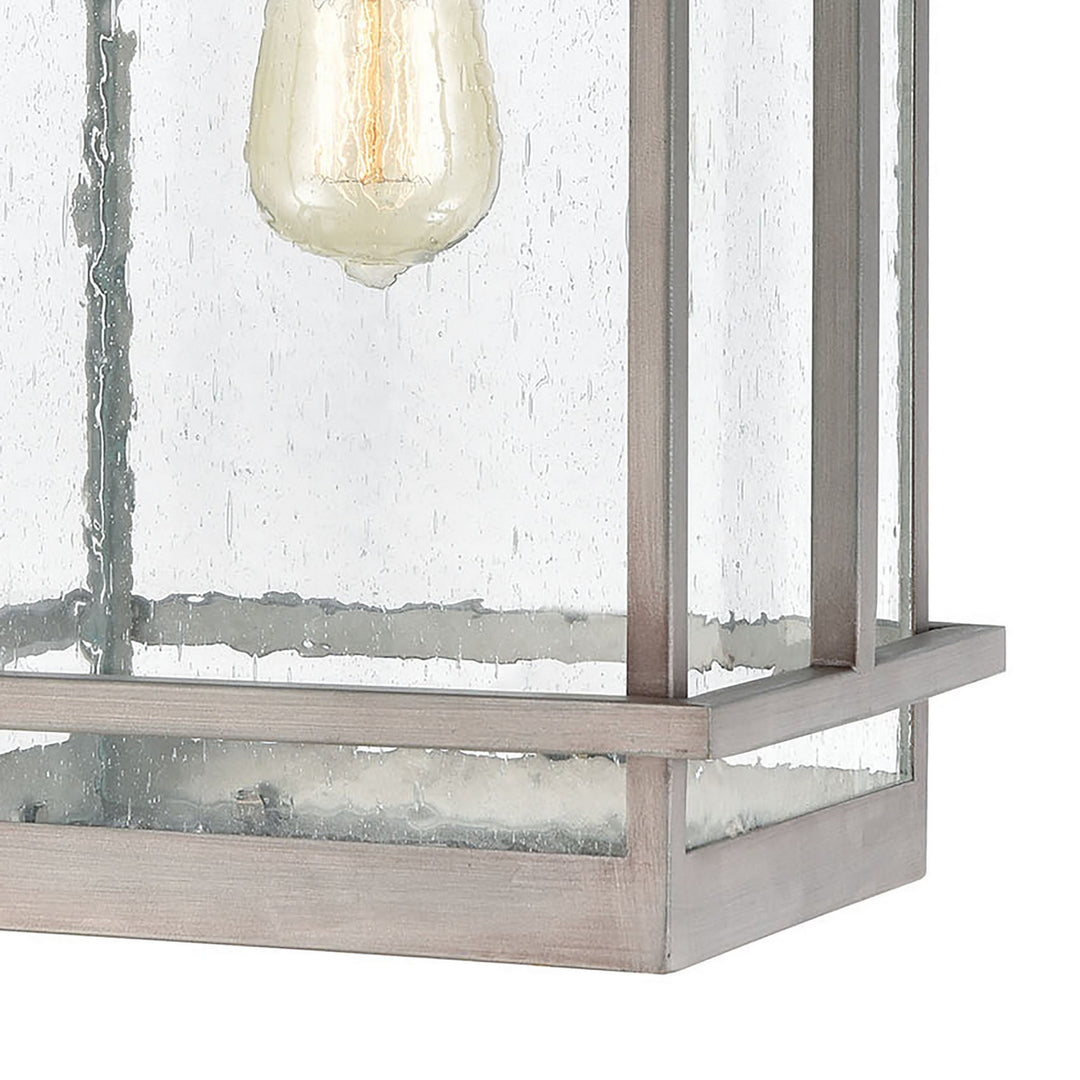 Elk Lighting 46772/1  Breckenridge Outdoor Weathered Zinc