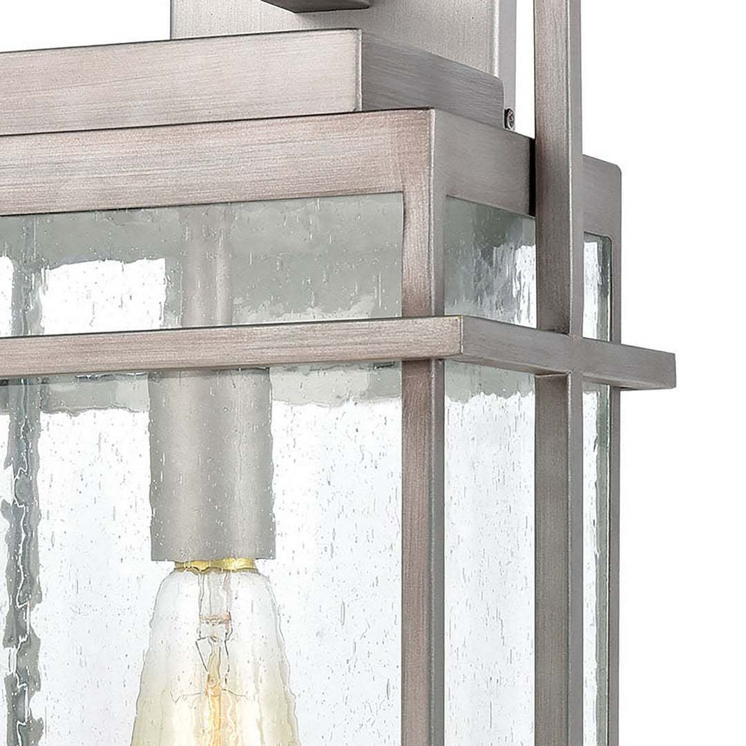 Elk Lighting 46772/1  Breckenridge Outdoor Weathered Zinc