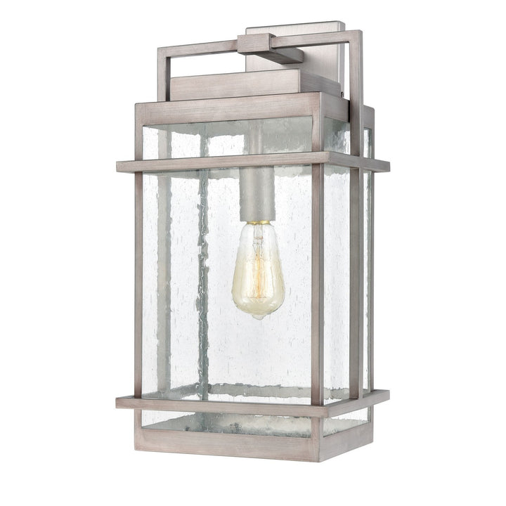 Elk Lighting 46772/1  Breckenridge Outdoor Weathered Zinc