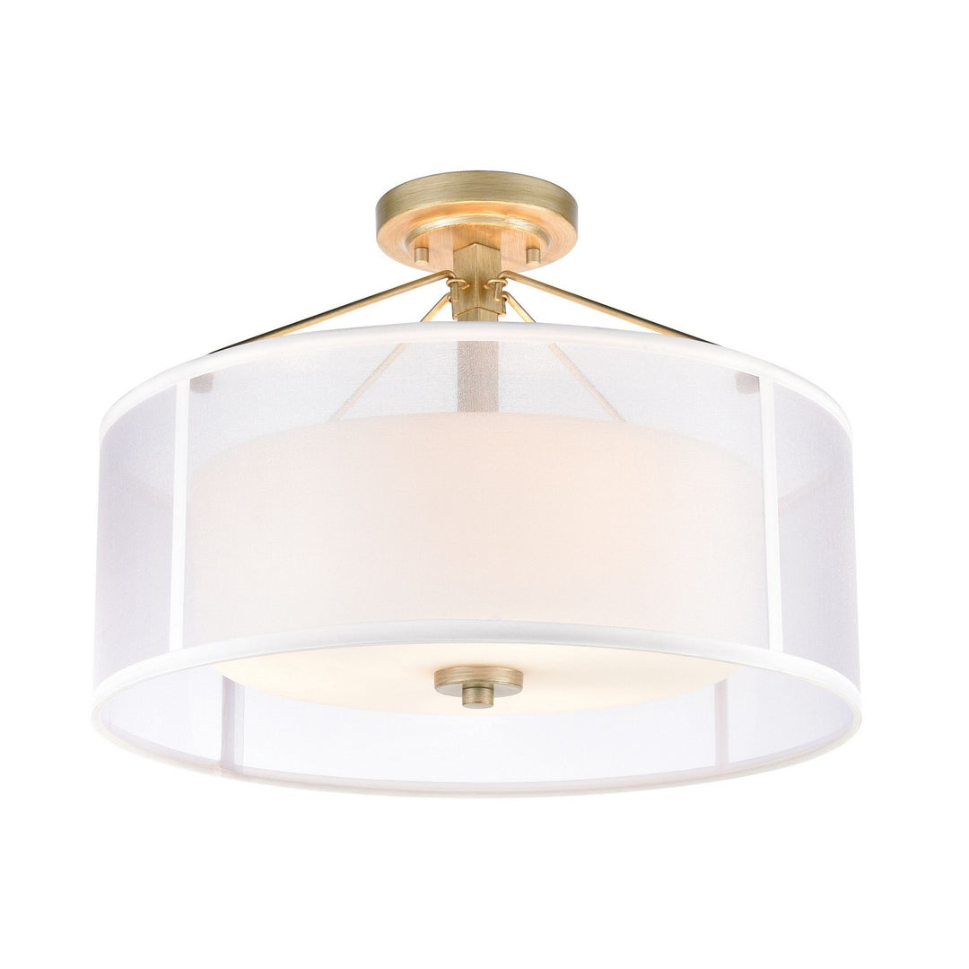 Elk Diffusion 57034/3 Ceiling Light - Aged Silver