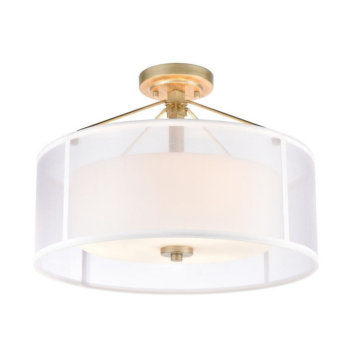 Elk Diffusion 57034/3 Ceiling Light - Aged Silver
