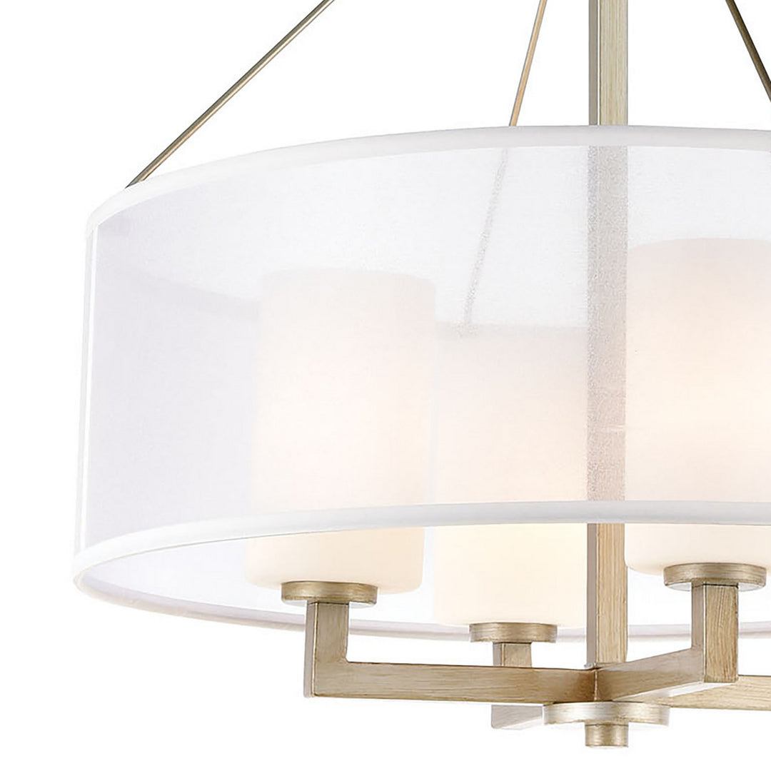 Elk Diffusion 57037/4 Pendant Light - Aged Silver