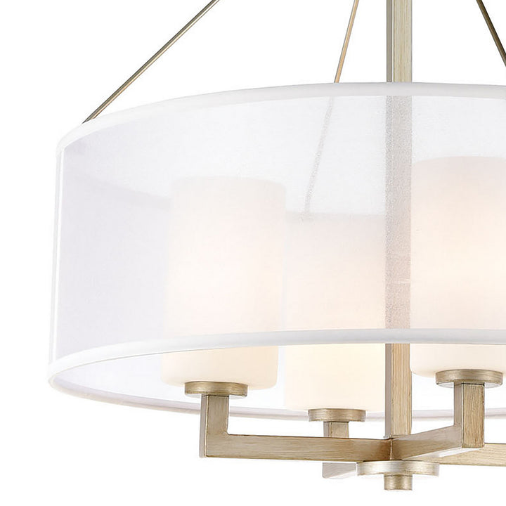 Elk Diffusion 57037/4 Pendant Light - Aged Silver