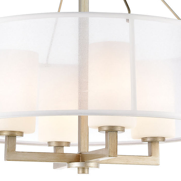 Elk Diffusion 57037/4 Pendant Light - Aged Silver
