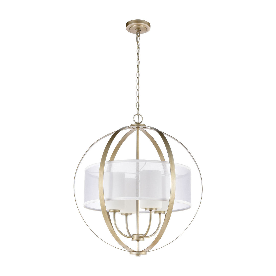 Elk Diffusion 57039/4 Chandelier Light - Aged Silver