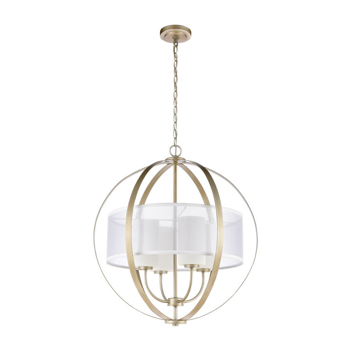 Elk Diffusion 57039/4 Chandelier Light - Aged Silver