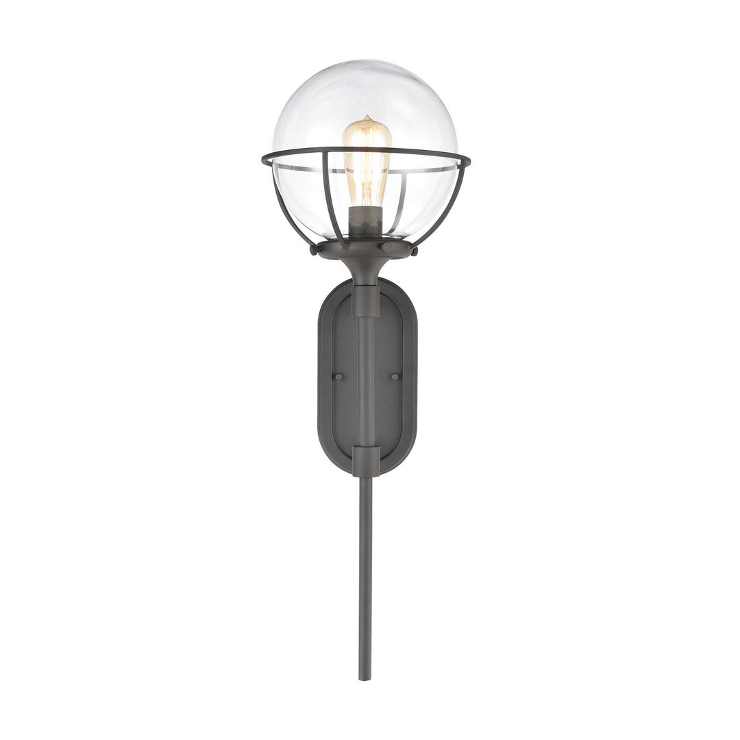 Elk Lighting 57291/1 Modern Girard Outdoor Charcoal