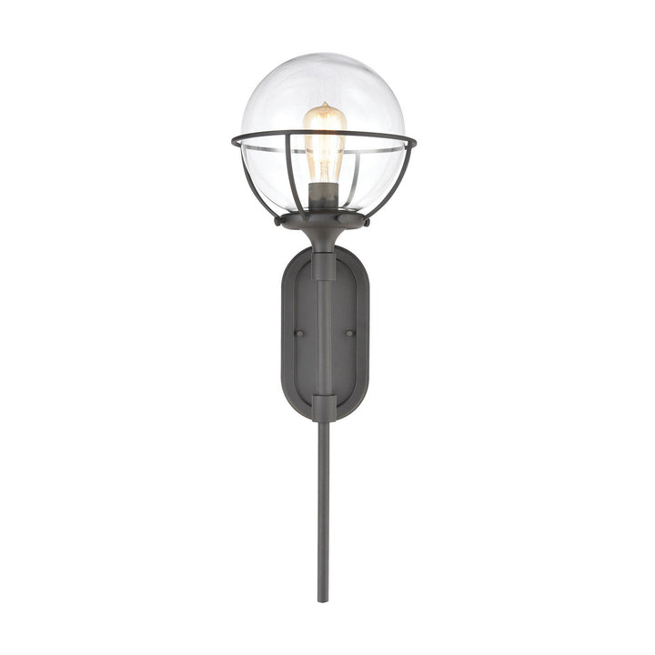 Elk Lighting 57291/1 Modern Girard Outdoor Charcoal