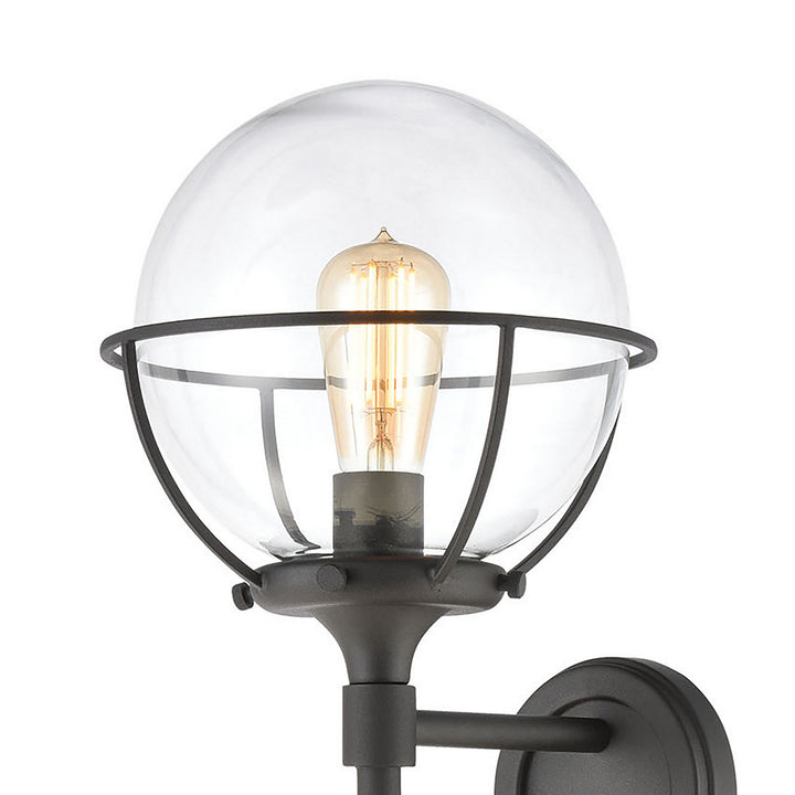Elk Lighting 57291/1 Modern Girard Outdoor Charcoal