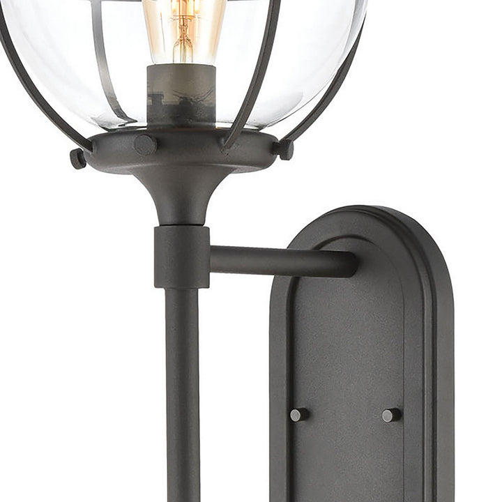 Elk Lighting 57291/1 Modern Girard Outdoor Charcoal