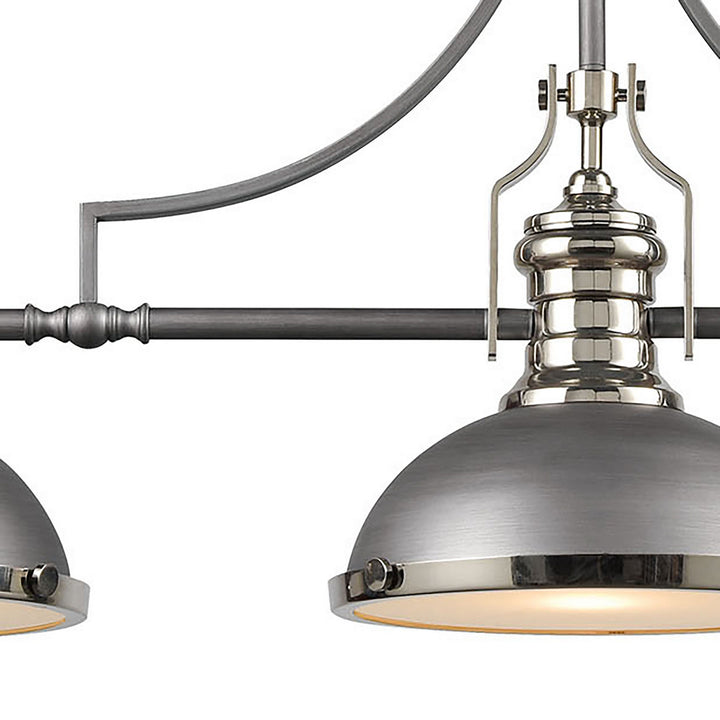Elk Chadwick 67237-3 Pendant Light - Weathered Zinc