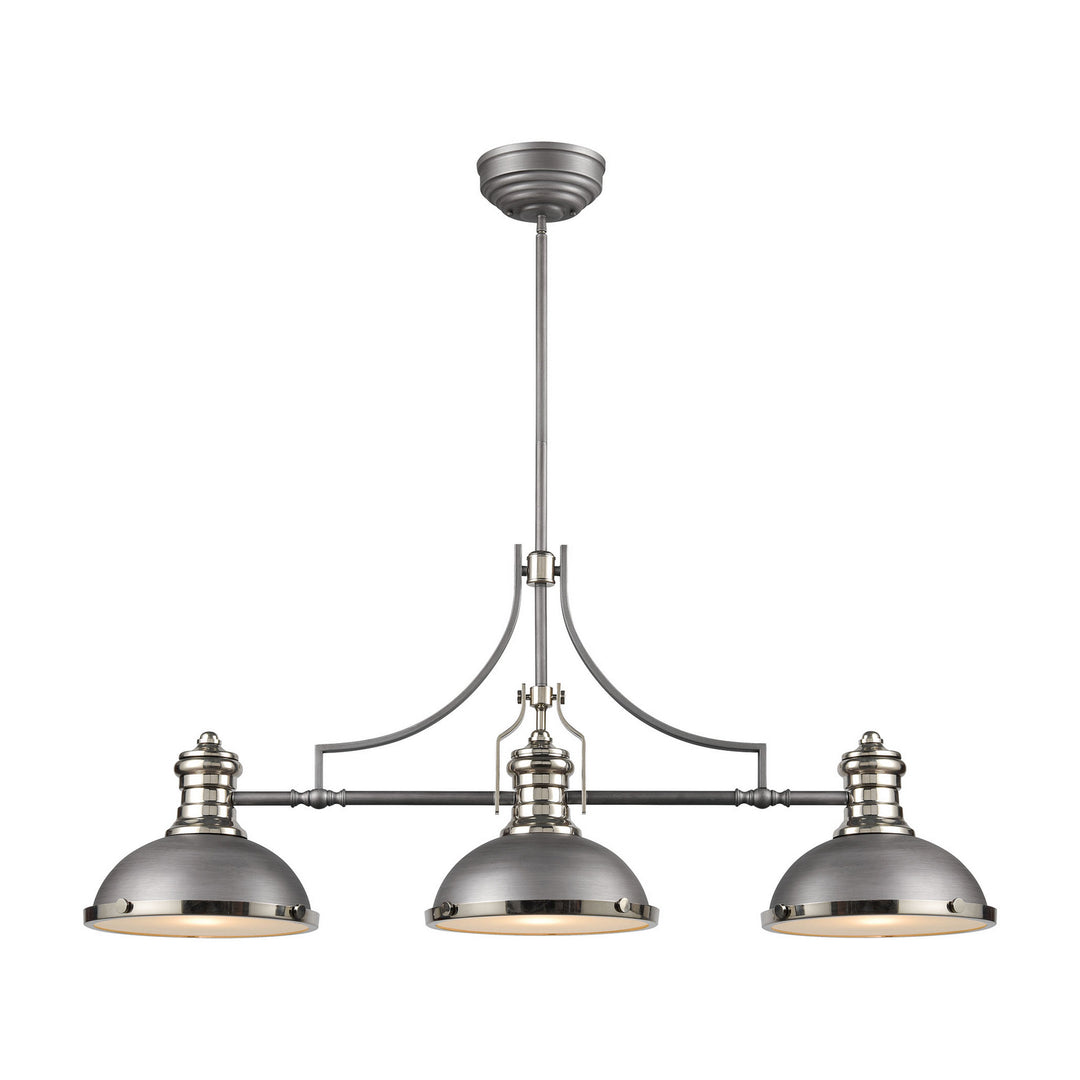 Elk Chadwick 67237-3 Pendant Light - Weathered Zinc