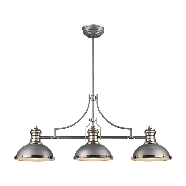 Elk Chadwick 67237-3 Pendant Light - Weathered Zinc