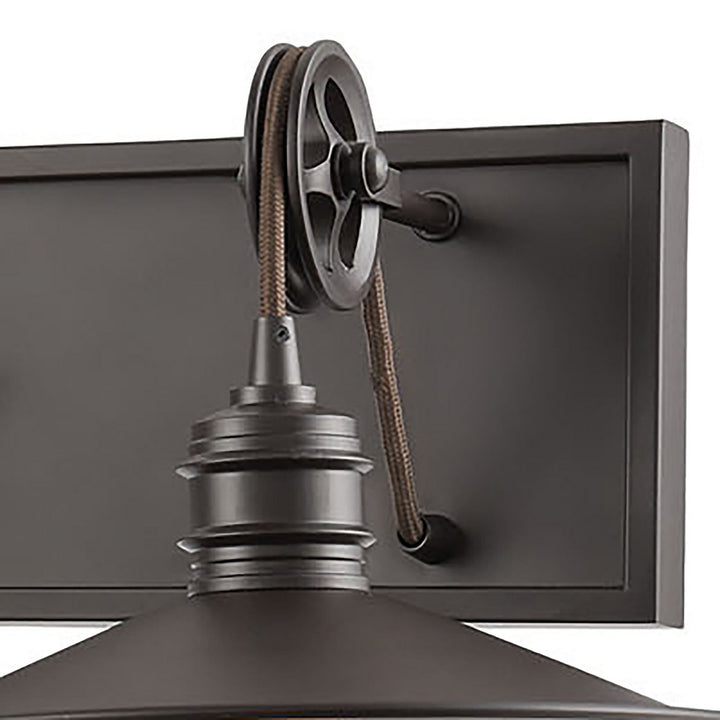 Elk Spindle Wheel 69087/4 Bath Vanity Light 42 in. wide - Oil Rubbed Bronze