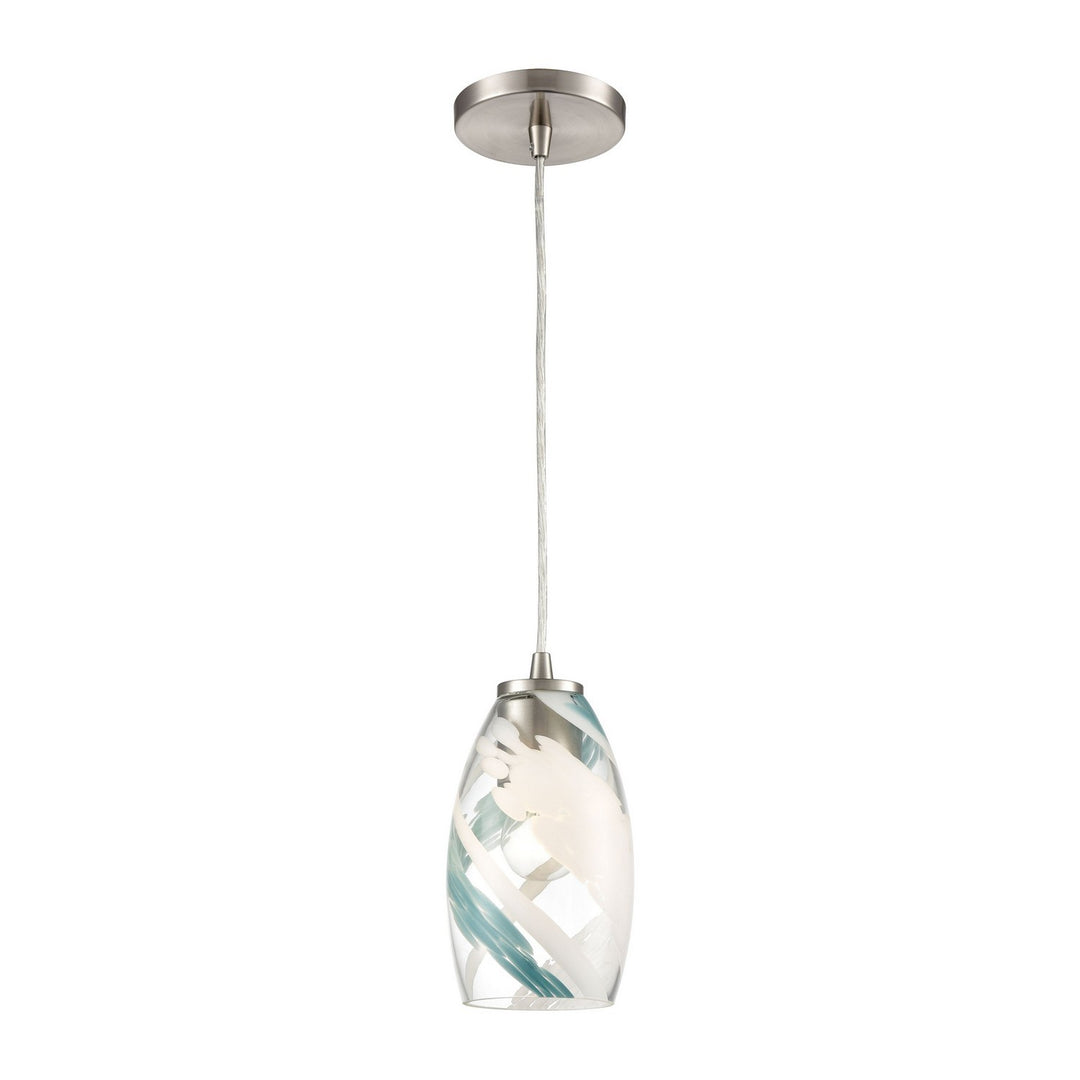 Elk Turbulence 85211/1 Pendant Light - Satin Nickel