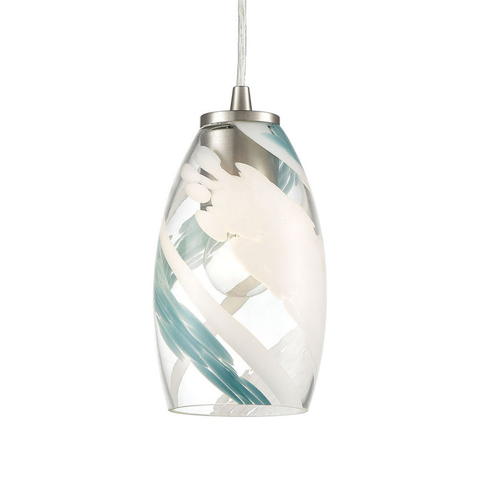 Elk Turbulence 85211/3 Pendant Light - Satin Nickel