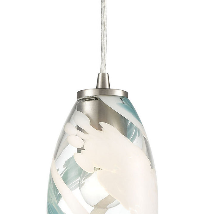 Elk Turbulence 85211/3 Pendant Light - Satin Nickel
