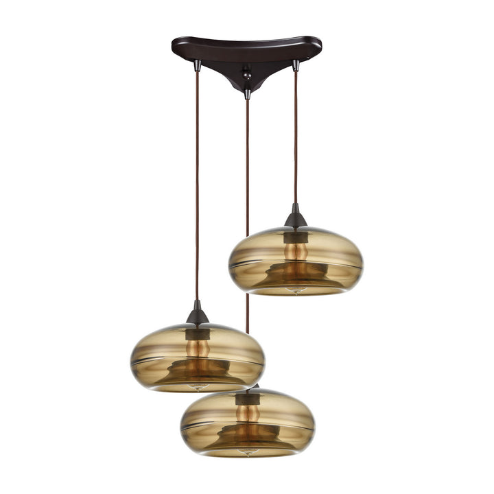 Elk Hazelton 85212/3 Pendant Light - Oil Rubbed Bronze