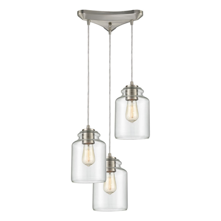 Elk Josie 85213/3 Pendant Light - Satin Nickel
