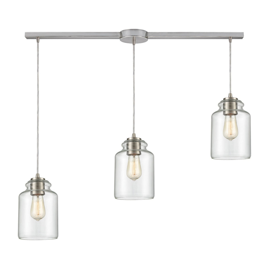 Elk Josie 85213/3L Pendant Light - Satin Nickel