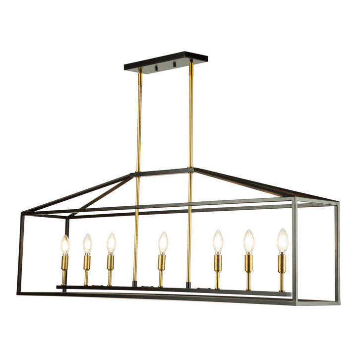 Artcraft Twilight SC13077 Pendant Light - Matte Black & Harvest Brass