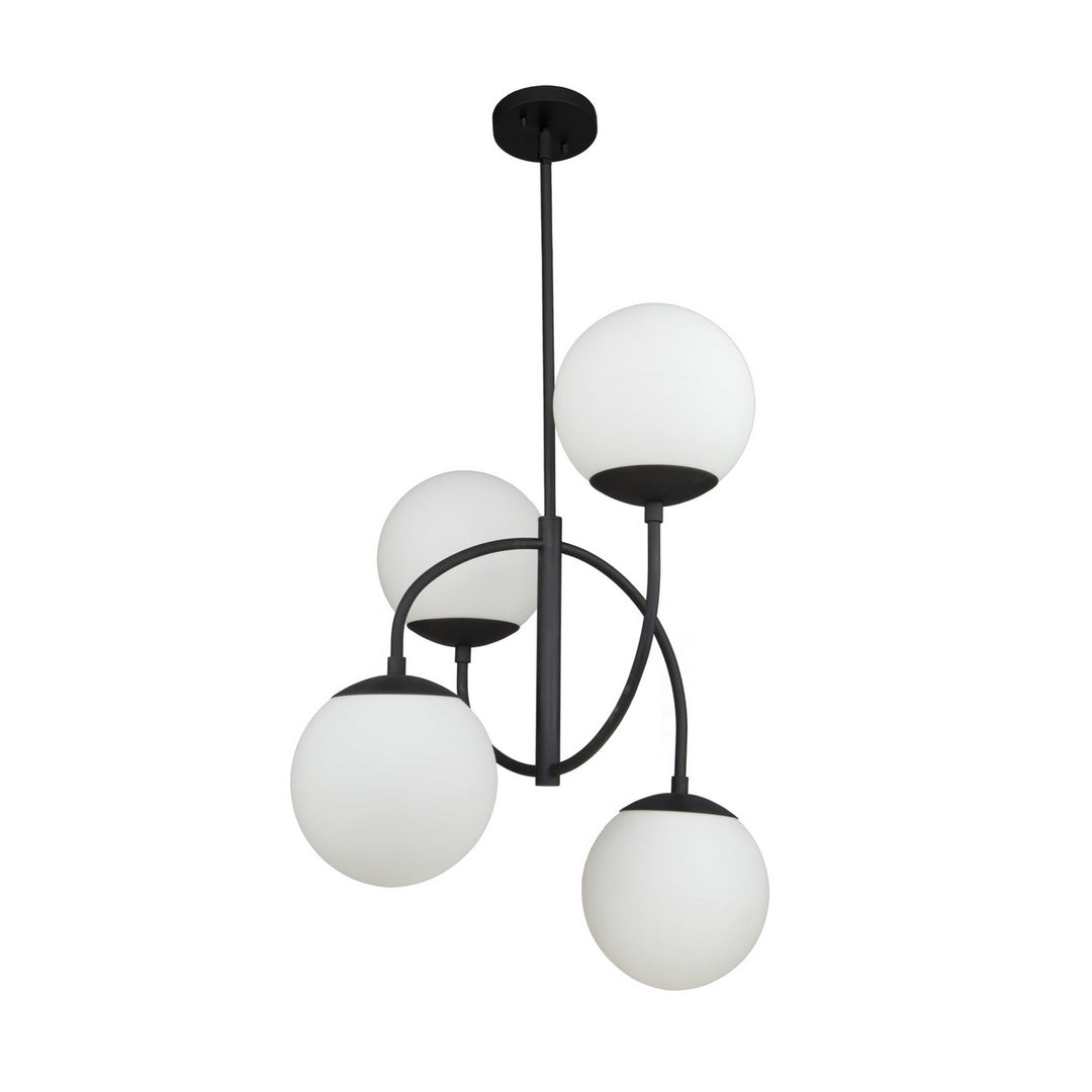 Artcraft Moonglow SC13224BK Chandelier Light - Matte Black