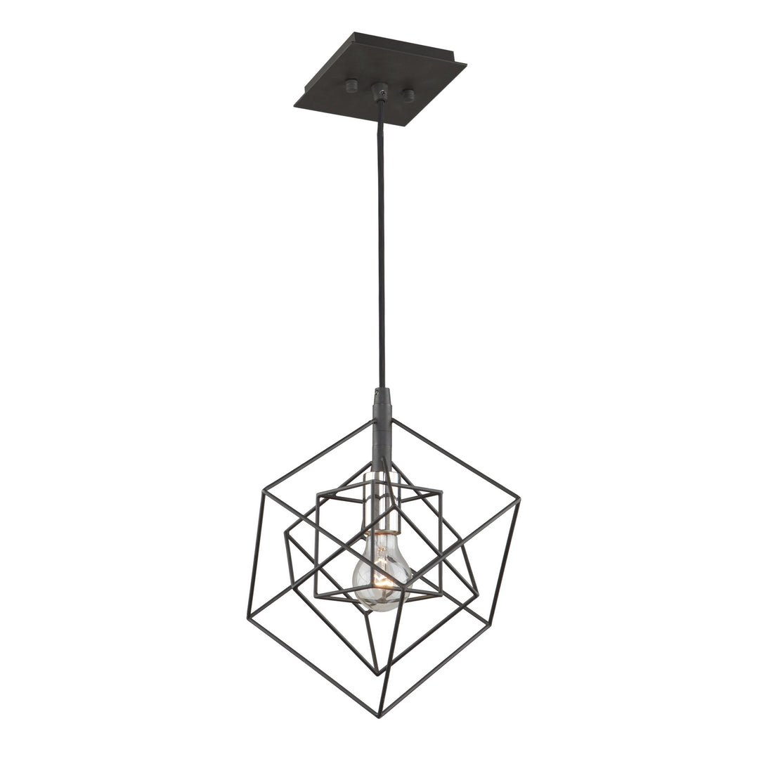 Artcraft Artistry AC11117PN Pendant Light - Matte Black & Polished Nickel