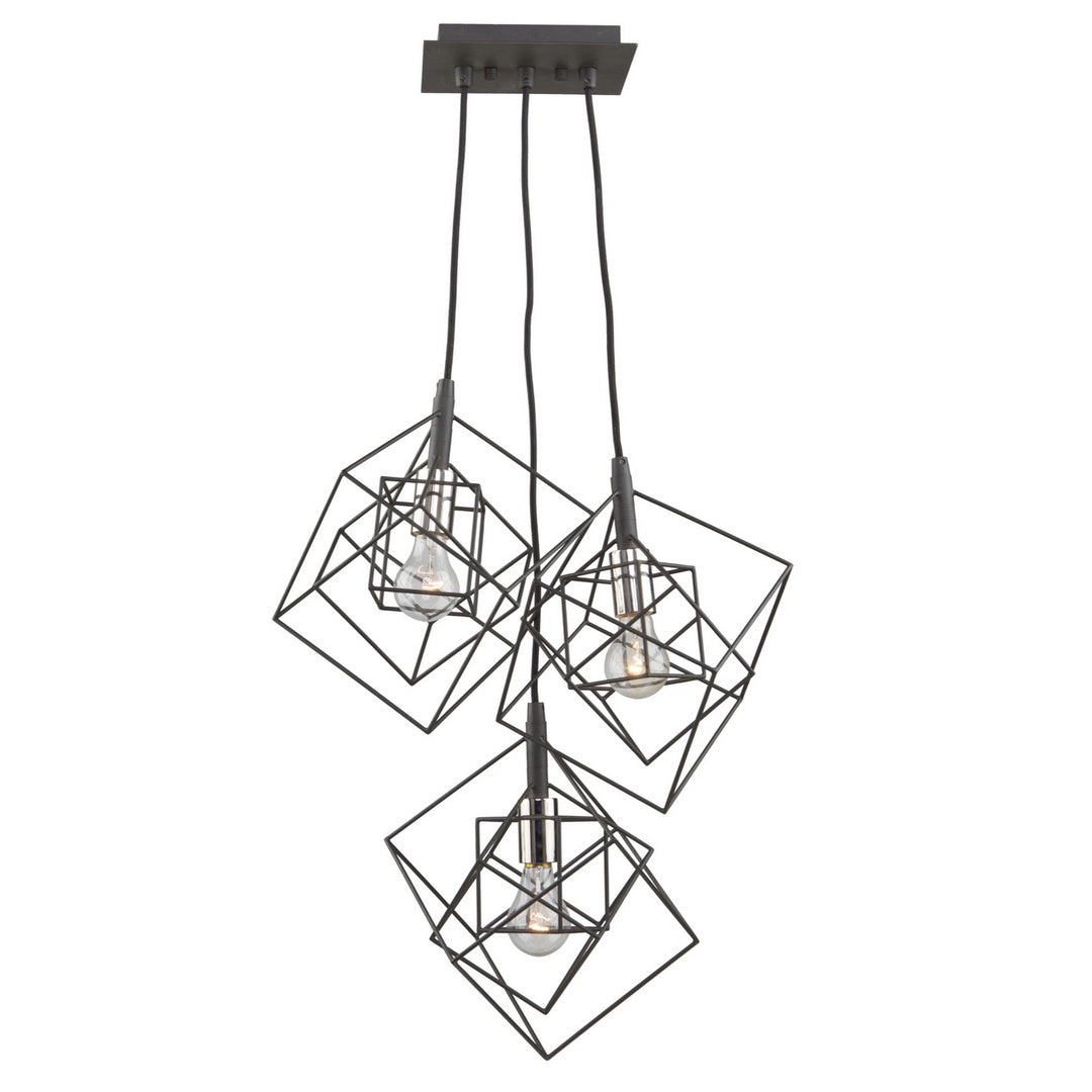 Artcraft Artistry AC11118PN Pendant Light - Matte Black & Polished Nickel