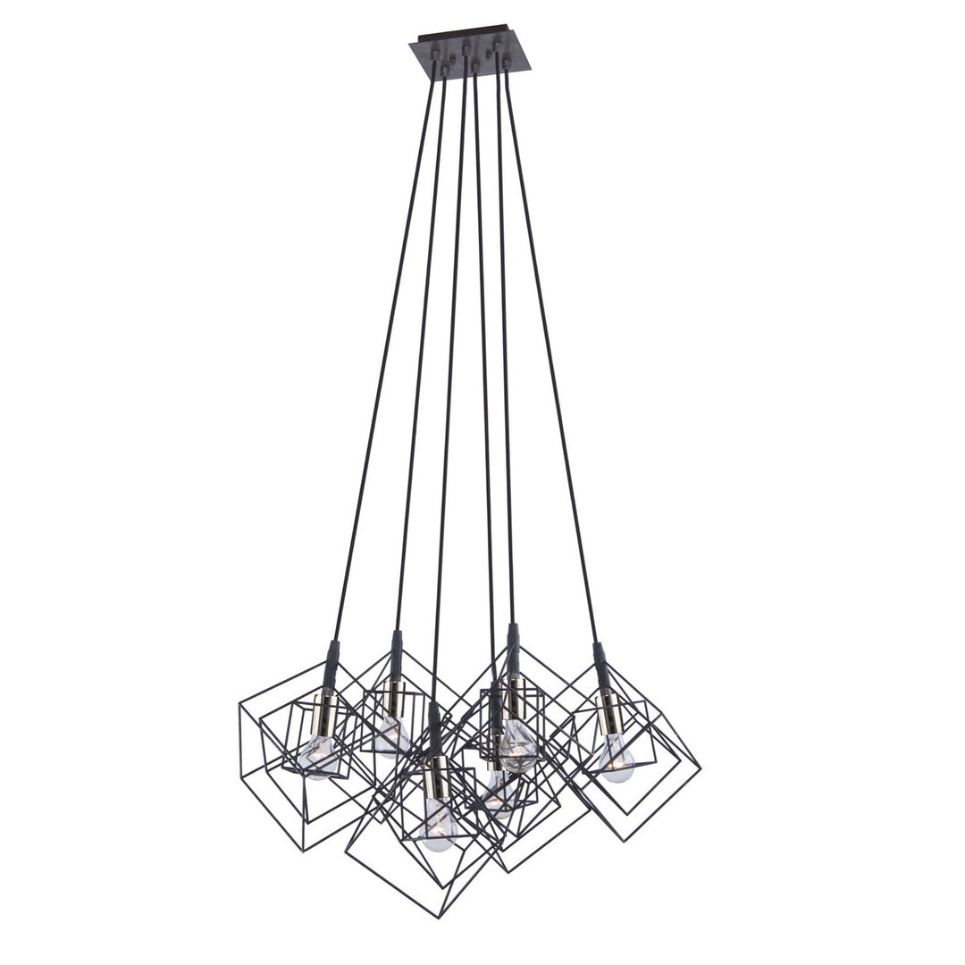 Artcraft Artistry AC11119PN Pendant Light - Matte Black & Polished Nickel