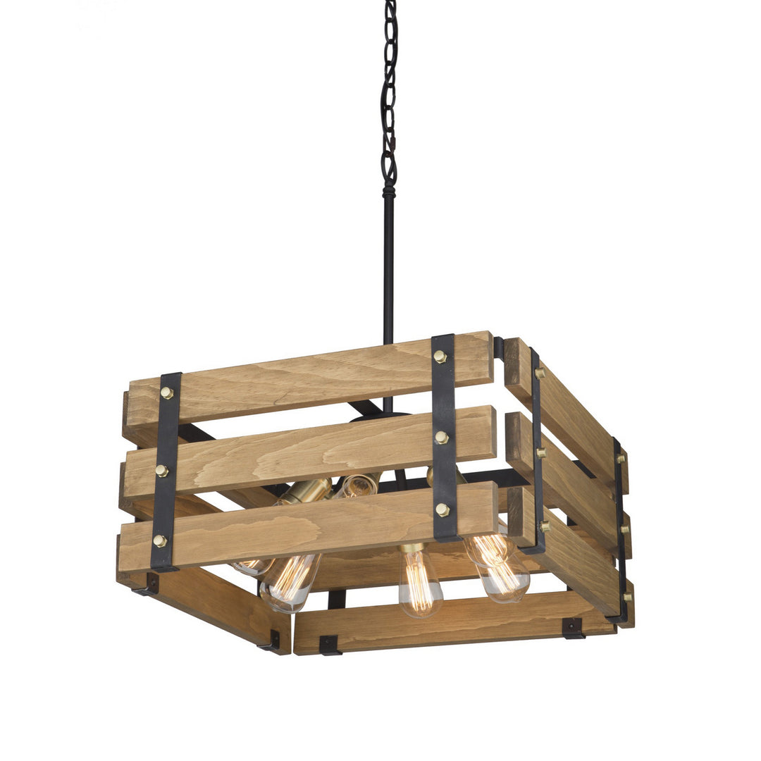 Artcraft Barnyard AC11496 Chandelier Light - Honey